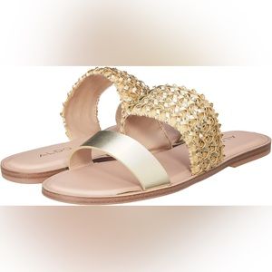 Gold sandals